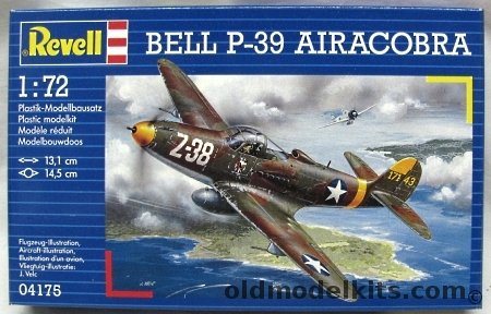 Revell 1/72 Bell P-39 Airacobra - USAAF or USSR, 04175 plastic model kit